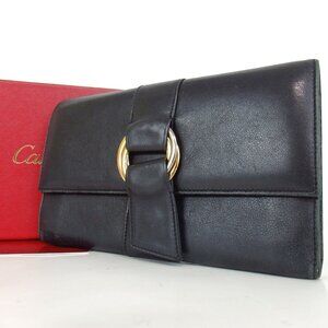 Authentic Cartier Trinity Tri-fold wallet leather [Used]